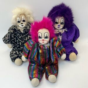 Vintage‎ Q-tee clowns shelf sitters